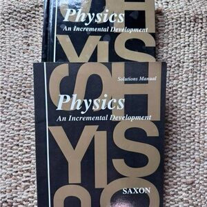 Physics: An Incremental Development - Saxon (Black & Gold)